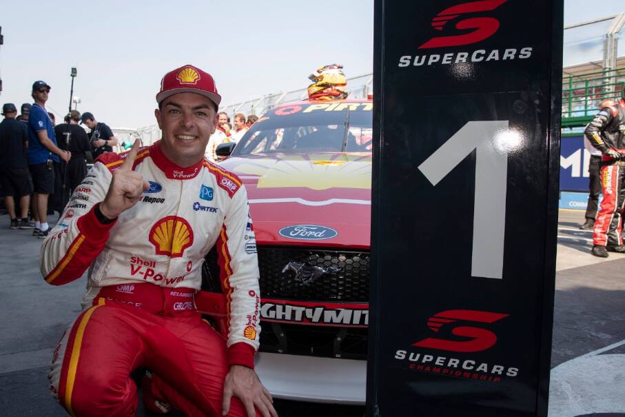 DJR Team Penske’s Scott McLaughlin won three of the four races. DJR Team Penske’s Scott McLaughlin won three of the four races.